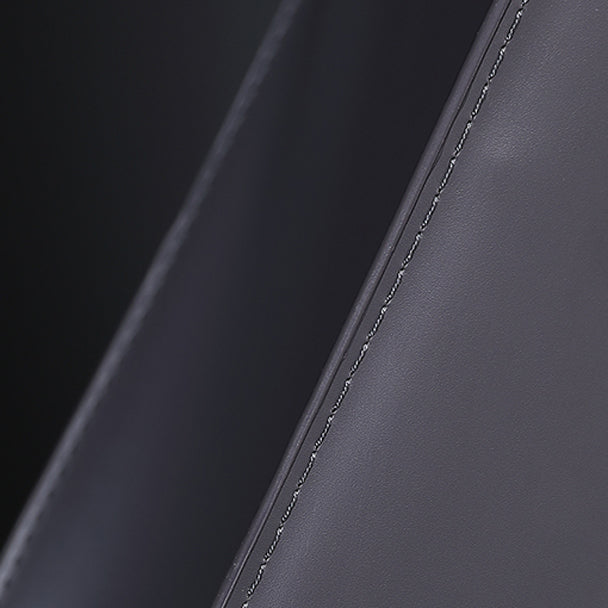 Metal Contemporary Dining Side Chair Dining Room Armless Solid Back Chair Clearhalo ' kitchen&dining_furn' 'Dining Chairs' 'Dining Tables & Seating' 'dining_chair' 'furn' 'furn_dining_chair' 'Furniture' 'furniture_dining_chair' 'Kitchen & Dining Furniture' 'kitchen' 4066457