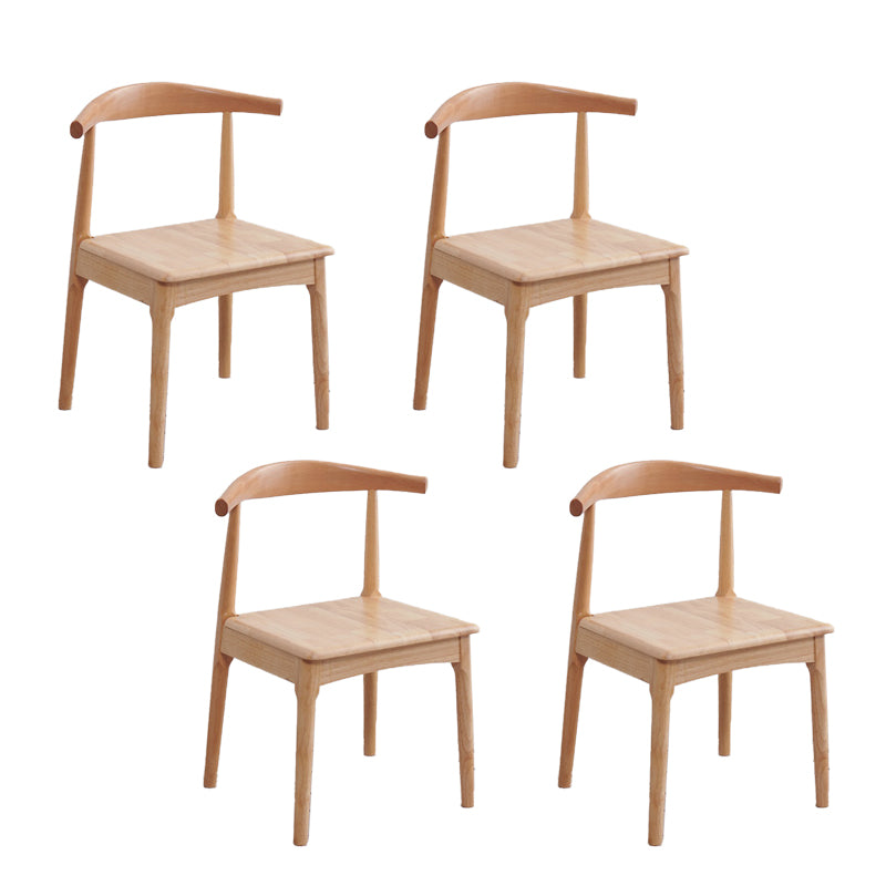 Indoor Scandinavian Side Chair Upholstered Open Back Wood Dining Room Chair Natural 4 Piece Set Clearhalo ' kitchen&dining_furn' 'Dining Chairs' 'Dining Tables & Seating' 'dining_chair' 'furn' 'furn_dining_chair' 'Furniture' 'furniture_dining_chair' 'Kitchen & Dining Furniture' 'kitchen' 4066492