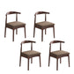 Indoor Scandinavian Side Chair Upholstered Open Back Wood Dining Room Chair Coffee 4 Piece Set Clearhalo ' kitchen&dining_furn' 'Dining Chairs' 'Dining Tables & Seating' 'dining_chair' 'furn' 'furn_dining_chair' 'Furniture' 'furniture_dining_chair' 'Kitchen & Dining Furniture' 'kitchen' 4066498