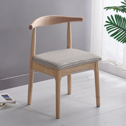 Indoor Scandinavian Side Chair Upholstered Open Back Wood Dining Room Chair Gray-White 1 Piece Clearhalo ' kitchen&dining_furn' 'Dining Chairs' 'Dining Tables & Seating' 'dining_chair' 'furn' 'furn_dining_chair' 'Furniture' 'furniture_dining_chair' 'Kitchen & Dining Furniture' 'kitchen' 4066499