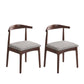 Indoor Scandinavian Side Chair Upholstered Open Back Wood Dining Room Chair Light Gray-White 2 Piece Set Clearhalo ' kitchen&dining_furn' 'Dining Chairs' 'Dining Tables & Seating' 'dining_chair' 'furn' 'furn_dining_chair' 'Furniture' 'furniture_dining_chair' 'Kitchen & Dining Furniture' 'kitchen' 4066503