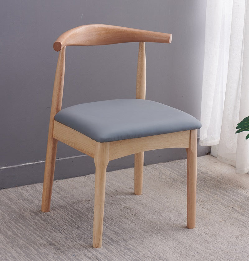 Indoor Scandinavian Side Chair Upholstered Open Back Wood Dining Room Chair Grey 1 Piece Clearhalo ' kitchen&dining_furn' 'Dining Chairs' 'Dining Tables & Seating' 'dining_chair' 'furn' 'furn_dining_chair' 'Furniture' 'furniture_dining_chair' 'Kitchen & Dining Furniture' 'kitchen' 4066514