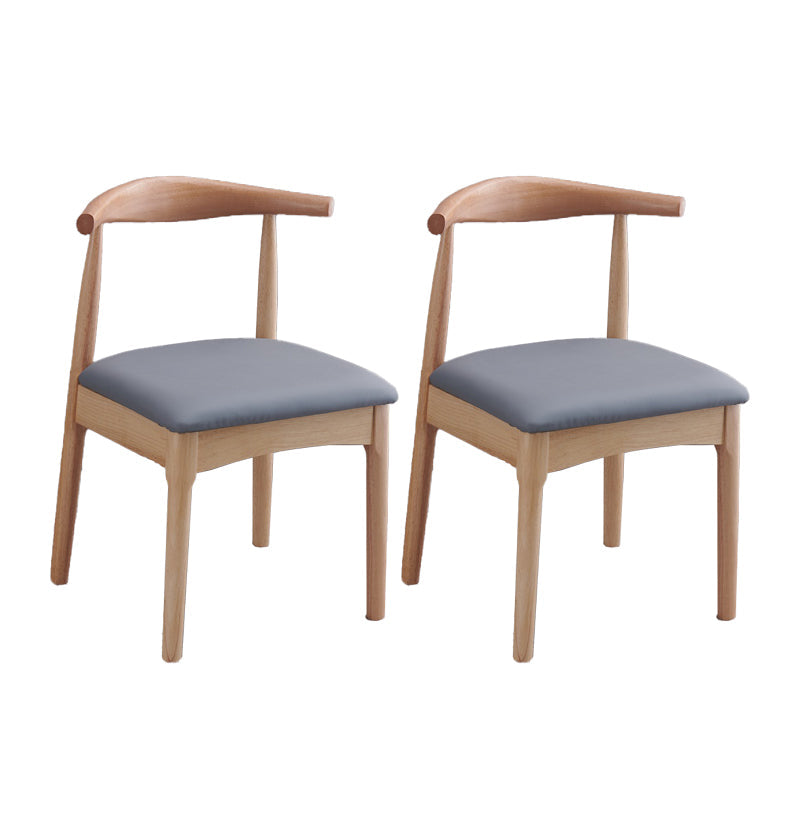 Indoor Scandinavian Side Chair Upholstered Open Back Wood Dining Room Chair Grey 2 Piece Set Clearhalo ' kitchen&dining_furn' 'Dining Chairs' 'Dining Tables & Seating' 'dining_chair' 'furn' 'furn_dining_chair' 'Furniture' 'furniture_dining_chair' 'Kitchen & Dining Furniture' 'kitchen' 4066515