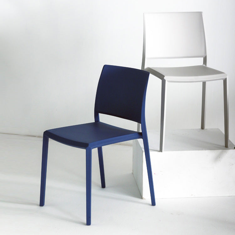 Nordic Style Plastic Dining Chair Open Back Dining Side Chair for Restaurant Clearhalo ' kitchen&dining_furn' 'Dining Chairs' 'Dining Tables & Seating' 'dining_chair' 'furn' 'furn_dining_chair' 'Furniture' 'furniture_dining_chair' 'Kitchen & Dining Furniture' 'kitchen' 4066567