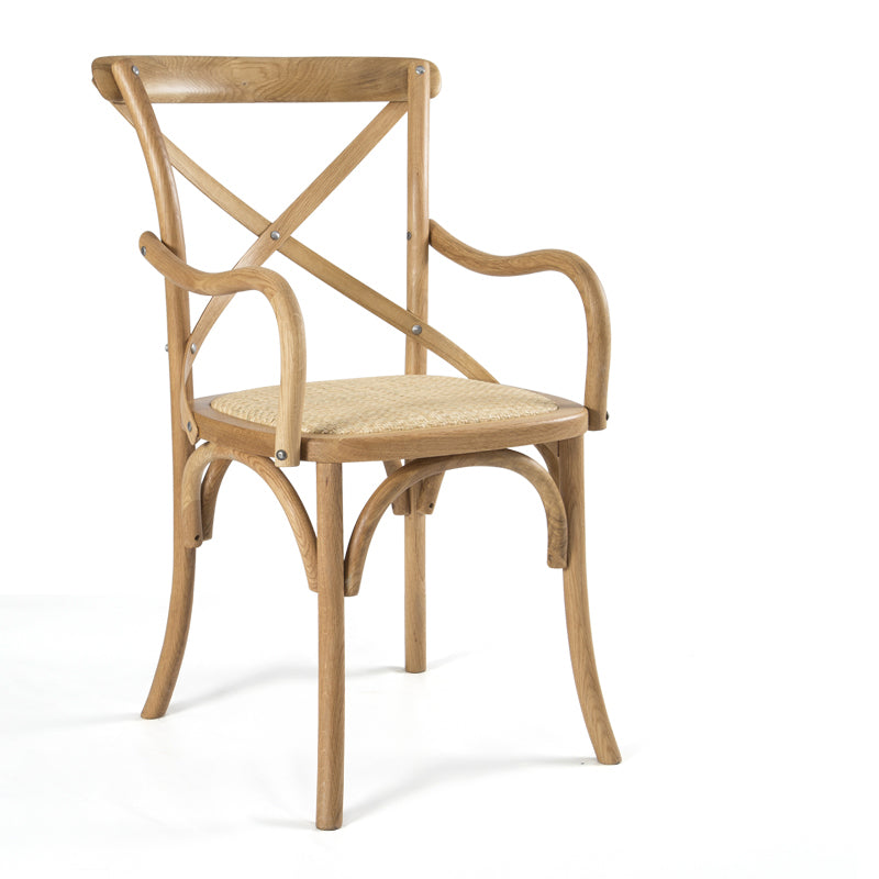 Farmhouse Wood Dining Room Chairs Cross Back Side Armchair for Restaurant Natural 1 Piece Clearhalo ' kitchen&dining_furn' 'Dining Chairs' 'Dining Tables & Seating' 'dining_chair' 'furn' 'furn_dining_chair' 'Furniture' 'furniture_dining_chair' 'Kitchen & Dining Furniture' 'kitchen' 4066621