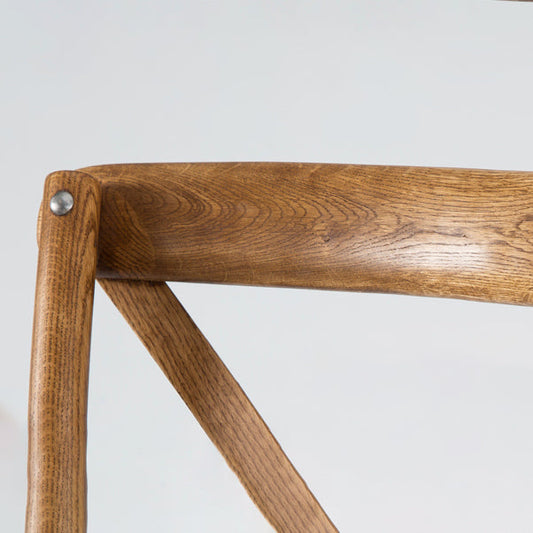 Farmhouse Wood Dining Room Chairs Cross Back Side Armchair for Restaurant Clearhalo ' kitchen&dining_furn' 'Dining Chairs' 'Dining Tables & Seating' 'dining_chair' 'furn' 'furn_dining_chair' 'Furniture' 'furniture_dining_chair' 'Kitchen & Dining Furniture' 'kitchen' 4066627