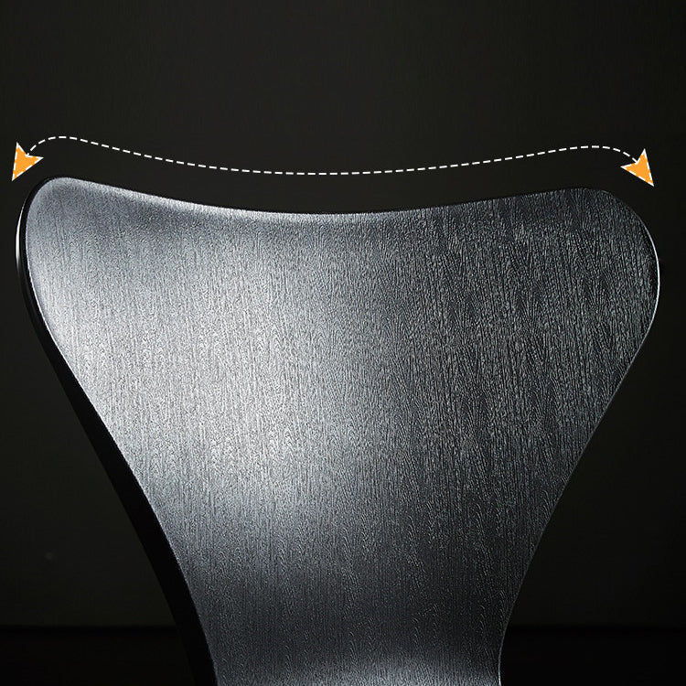 Wingback Dining Armless Chairs Indoor Dining Side Chairs with Metal Legs Clearhalo ' kitchen&dining_furn' 'Dining Chairs' 'Dining Tables & Seating' 'dining_chair' 'furn' 'furn_dining_chair' 'Furniture' 'furniture_dining_chair' 'Kitchen & Dining Furniture' 'kitchen' 4066652