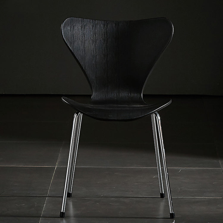 Wingback Dining Armless Chairs Indoor Dining Side Chairs with Metal Legs Clearhalo ' kitchen&dining_furn' 'Dining Chairs' 'Dining Tables & Seating' 'dining_chair' 'furn' 'furn_dining_chair' 'Furniture' 'furniture_dining_chair' 'Kitchen & Dining Furniture' 'kitchen' 4066660