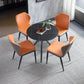 Traditional Luxury Style Dining Table Round Sintered Stone Table with Metal Clearhalo ' dining_table' 'Dining Tables & Seating' 'Dining Tables' 'furn' 'furn_dining_table' 'Furniture' 'furniture_dining_table' 'Kitchen & Dining Furniture' 'kitchen&dining_furn' 'kitchen' 'kitchen_dining_table' 4067861