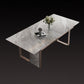 Traditional Luxury Style Dining Table Rectangle Sintered Stone Table with Double Pedestal Grey Without Chairs Clearhalo ' dining_table' 'Dining Tables & Seating' 'Dining Tables' 'furn' 'furn_dining_table' 'Furniture' 'furniture_dining_table' 'Kitchen & Dining Furniture' 'kitchen&dining_furn' 'kitchen' 'kitchen_dining_table' 4067885