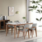 Solid Wood Mid-Century Modern Table Rectangular Sintered Stone Table for Dining Room Clearhalo ' dining_table' 'Dining Tables & Seating' 'Dining Tables' 'furn' 'furn_dining_table' 'Furniture' 'furniture_dining_table' 'Kitchen & Dining Furniture' 'kitchen&dining_furn' 'kitchen' 'kitchen_dining_table' 4067914