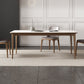 Solid Wood Mid-Century Modern Table Rectangular Sintered Stone Top Table for Dining Room Clearhalo ' dining_table' 'Dining Tables & Seating' 'Dining Tables' 'furn' 'furn_dining_table' 'Furniture' 'furniture_dining_table' 'Kitchen & Dining Furniture' 'kitchen&dining_furn' 'kitchen' 'kitchen_dining_table' 4067927