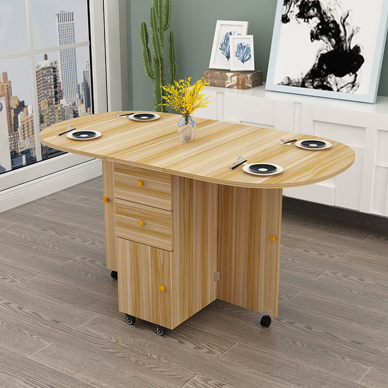 Wood Mid-Century Modern Indoor Table Manufactured Wood Top Table for Dining Room Clearhalo ' dining_table' 'Dining Tables & Seating' 'Dining Tables' 'furn' 'furn_dining_table' 'Furniture' 'furniture_dining_table' 'Kitchen & Dining Furniture' 'kitchen&dining_furn' 'kitchen' 'kitchen_dining_table' 4067946