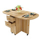Wood Mid-Century Modern Indoor Table Manufactured Wood Top Table for Dining Room Oval Natural Clearhalo ' dining_table' 'Dining Tables & Seating' 'Dining Tables' 'furn' 'furn_dining_table' 'Furniture' 'furniture_dining_table' 'Kitchen & Dining Furniture' 'kitchen&dining_furn' 'kitchen' 'kitchen_dining_table' 4067949