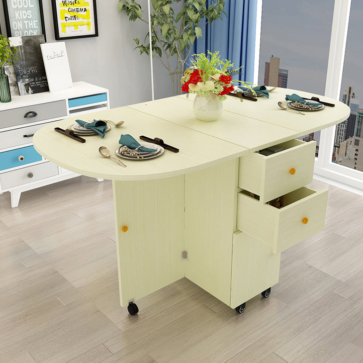 Wood Mid-Century Modern Indoor Table Manufactured Wood Top Table for Dining Room Clearhalo ' dining_table' 'Dining Tables & Seating' 'Dining Tables' 'furn' 'furn_dining_table' 'Furniture' 'furniture_dining_table' 'Kitchen & Dining Furniture' 'kitchen&dining_furn' 'kitchen' 'kitchen_dining_table' 4067959