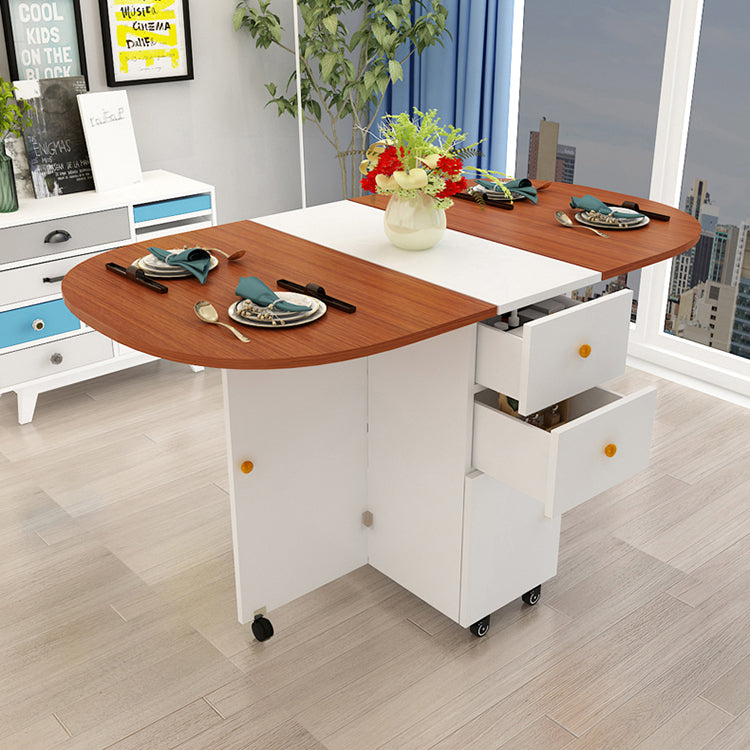 Wood Mid-Century Modern Indoor Table Manufactured Wood Top Table for Dining Room Clearhalo ' dining_table' 'Dining Tables & Seating' 'Dining Tables' 'furn' 'furn_dining_table' 'Furniture' 'furniture_dining_table' 'Kitchen & Dining Furniture' 'kitchen&dining_furn' 'kitchen' 'kitchen_dining_table' 4067961