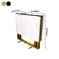 Foldable Artificial Wooden Top Table Extendable Round Kitchen Table with Trestle Base Clearhalo ' dining_table' 'Dining Tables & Seating' 'Dining Tables' 'furn' 'furn_dining_table' 'Furniture' 'furniture_dining_table' 'Kitchen & Dining Furniture' 'kitchen&dining_furn' 'kitchen' 'kitchen_dining_table' 4068001
