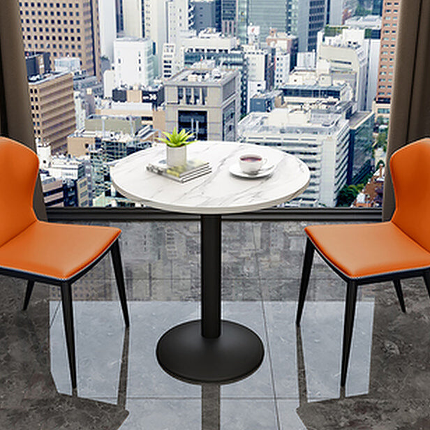 Traditional Luxury Dining Table Round Stone Dining Site Table,23.6"L x 23.6"W x 29.1"H Clearhalo ' dining_table' 'Dining Tables & Seating' 'Dining Tables' 'furn' 'furn_dining_table' 'Furniture' 'furniture_dining_table' 'Kitchen & Dining Furniture' 'kitchen&dining_furn' 'kitchen' 'kitchen_dining_table' 4068120