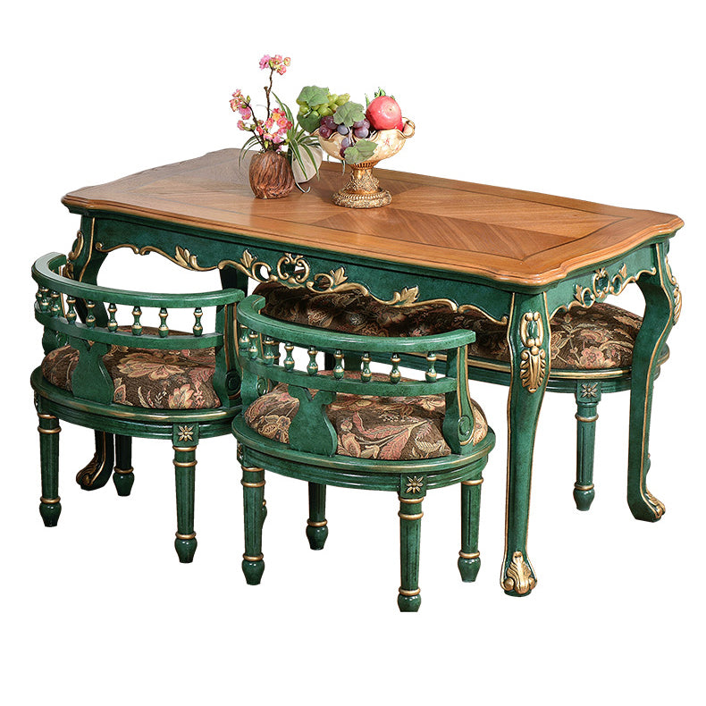 Midcentury Style Dining Site Table Solid Wood 4-foot Dining Room Furniture for Home Clearhalo ' dining_table' 'Dining Tables & Seating' 'Dining Tables' 'furn' 'furn_dining_table' 'Furniture' 'furniture_dining_table' 'Kitchen & Dining Furniture' 'kitchen&dining_furn' 'kitchen' 'kitchen_dining_table' 4068183