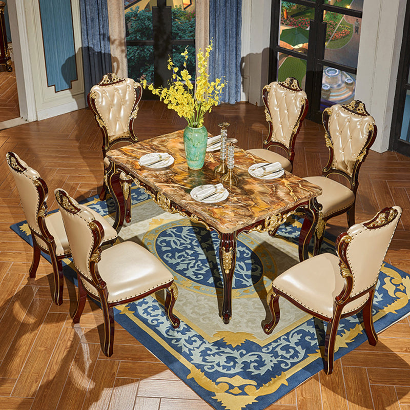 Rectangle Dining Site Table Mid-Century Dining Room Collection with 4-foot Clearhalo ' dining_table' 'Dining Tables & Seating' 'Dining Tables' 'furn' 'furn_dining_table' 'Furniture' 'furniture_dining_table' 'Kitchen & Dining Furniture' 'kitchen&dining_furn' 'kitchen' 'kitchen_dining_table' 4068201