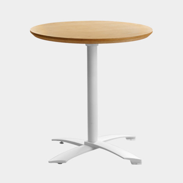 Round Solid Wood Dining Table Simplicity Style Dining Room Collection for Indoor Natural 27.6"L x 27.6"W x 29.5"H Without Chairs Clearhalo ' dining_table' 'Dining Tables & Seating' 'Dining Tables' 'furn' 'furn_dining_table' 'Furniture' 'furniture_dining_table' 'Kitchen & Dining Furniture' 'kitchen&dining_furn' 'kitchen' 'kitchen_dining_table' 4068213