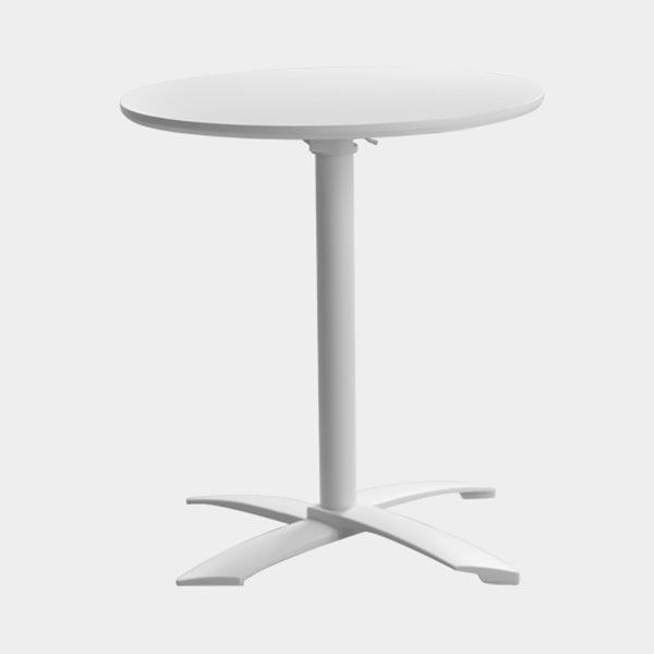 Round Solid Wood Dining Table Simplicity Style Dining Room Collection for Indoor White 23.6"L x 23.6"W x 29.5"H Without Chairs Clearhalo ' dining_table' 'Dining Tables & Seating' 'Dining Tables' 'furn' 'furn_dining_table' 'Furniture' 'furniture_dining_table' 'Kitchen & Dining Furniture' 'kitchen&dining_furn' 'kitchen' 'kitchen_dining_table' 4068219