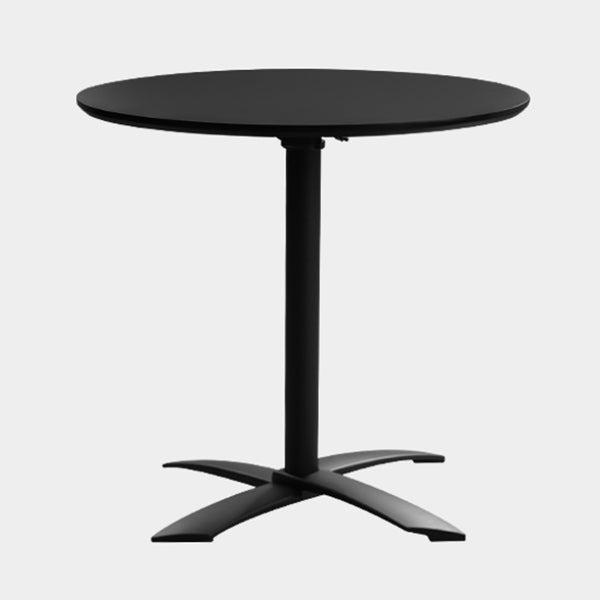 Round Solid Wood Dining Table Simplicity Style Dining Room Collection for Indoor Black 35.4"L x 35.4"W x 29.5"H Without Chairs Clearhalo ' dining_table' 'Dining Tables & Seating' 'Dining Tables' 'furn' 'furn_dining_table' 'Furniture' 'furniture_dining_table' 'Kitchen & Dining Furniture' 'kitchen&dining_furn' 'kitchen' 'kitchen_dining_table' 4068234