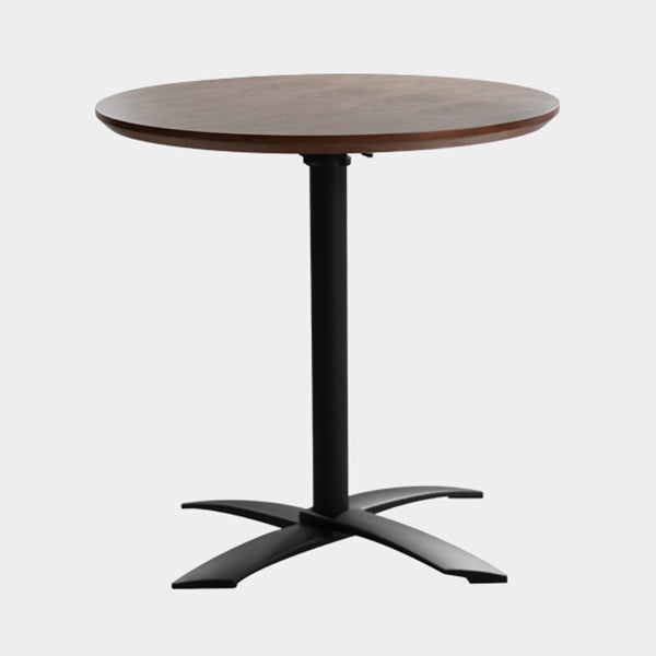 Round Solid Wood Dining Table Simplicity Style Dining Room Collection for Indoor Brown 31.5"L x 31.5"W x 29.5"H Without Chairs Clearhalo ' dining_table' 'Dining Tables & Seating' 'Dining Tables' 'furn' 'furn_dining_table' 'Furniture' 'furniture_dining_table' 'Kitchen & Dining Furniture' 'kitchen&dining_furn' 'kitchen' 'kitchen_dining_table' 4068238