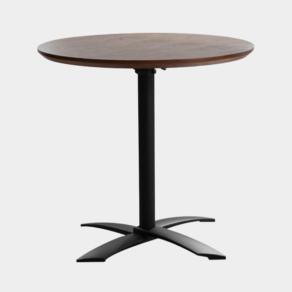 Round Solid Wood Dining Table Simplicity Style Dining Room Collection for Indoor Brown 35.4"L x 35.4"W x 29.5"H Without Chairs Clearhalo ' dining_table' 'Dining Tables & Seating' 'Dining Tables' 'furn' 'furn_dining_table' 'Furniture' 'furniture_dining_table' 'Kitchen & Dining Furniture' 'kitchen&dining_furn' 'kitchen' 'kitchen_dining_table' 4068239