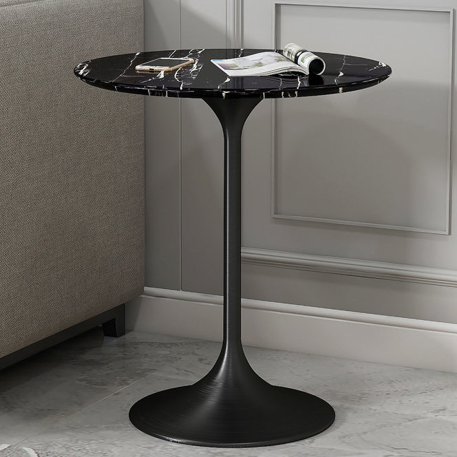Round Tulip Base Dining Table Traditional Luxury Stone Furniture for Dining Room Clearhalo ' dining_table' 'Dining Tables & Seating' 'Dining Tables' 'furn' 'furn_dining_table' 'Furniture' 'furniture_dining_table' 'Kitchen & Dining Furniture' 'kitchen&dining_furn' 'kitchen' 'kitchen_dining_table' 4068246