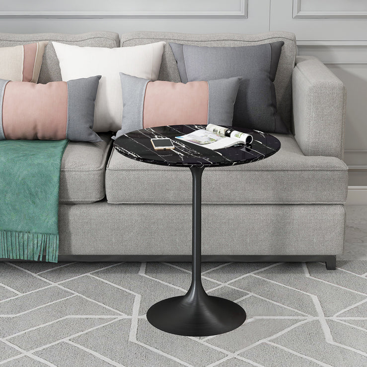 Round Tulip Base Dining Table Traditional Luxury Stone Furniture for Dining Room Clearhalo ' dining_table' 'Dining Tables & Seating' 'Dining Tables' 'furn' 'furn_dining_table' 'Furniture' 'furniture_dining_table' 'Kitchen & Dining Furniture' 'kitchen&dining_furn' 'kitchen' 'kitchen_dining_table' 4068253
