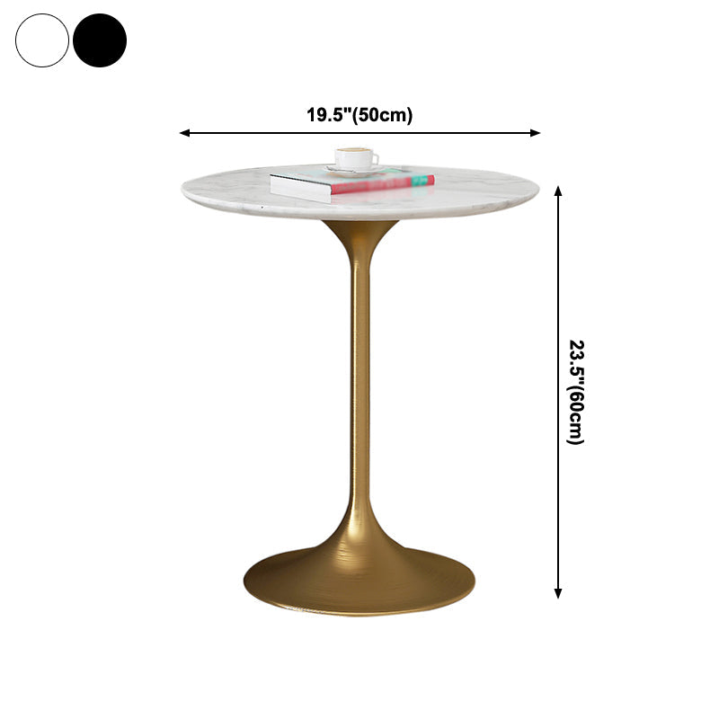 Round Tulip Base Dining Table Traditional Luxury Stone Furniture for Dining Room Clearhalo ' dining_table' 'Dining Tables & Seating' 'Dining Tables' 'furn' 'furn_dining_table' 'Furniture' 'furniture_dining_table' 'Kitchen & Dining Furniture' 'kitchen&dining_furn' 'kitchen' 'kitchen_dining_table' 4068256
