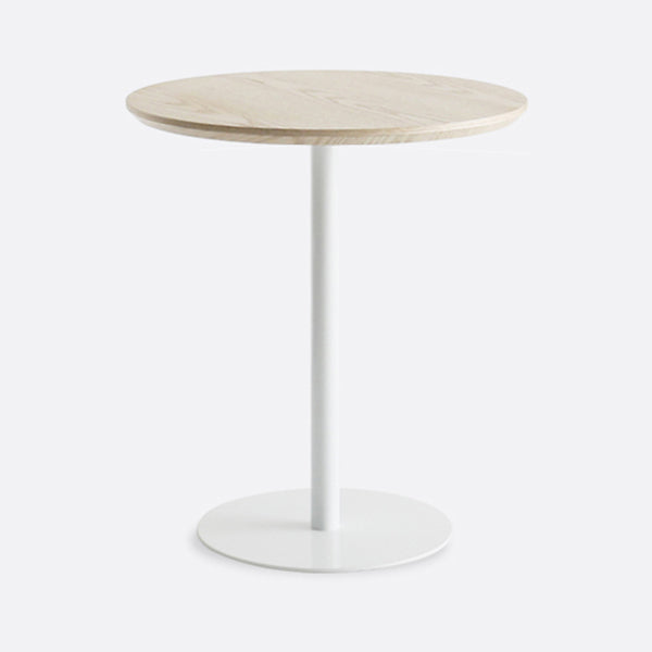 Round Solid Wood Dining Table Simplicity Dining Room Collection with Pedestal Base White 35.4"L x 35.4"W x 29.5"H Without Chairs Clearhalo ' dining_table' 'Dining Tables & Seating' 'Dining Tables' 'furn' 'furn_dining_table' 'Furniture' 'furniture_dining_table' 'Kitchen & Dining Furniture' 'kitchen&dining_furn' 'kitchen' 'kitchen_dining_table' 4068265