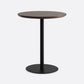 Round Solid Wood Dining Table Simplicity Dining Room Collection with Pedestal Base Black 31.5"L x 31.5"W x 29.5"H Without Chairs Clearhalo ' dining_table' 'Dining Tables & Seating' 'Dining Tables' 'furn' 'furn_dining_table' 'Furniture' 'furniture_dining_table' 'Kitchen & Dining Furniture' 'kitchen&dining_furn' 'kitchen' 'kitchen_dining_table' 4068274
