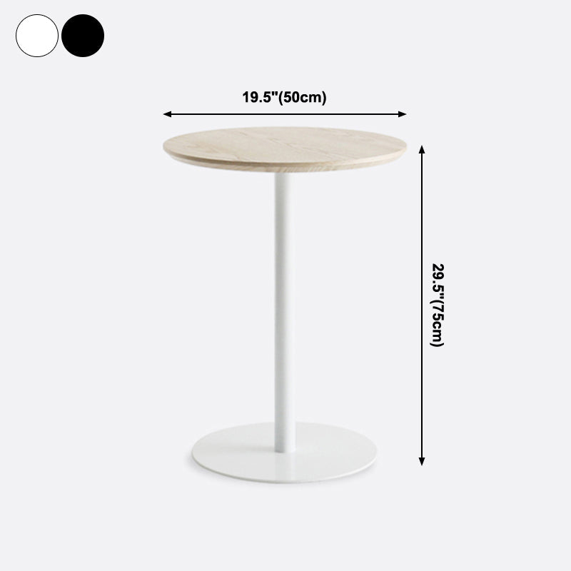 Round Solid Wood Dining Table Simplicity Dining Room Collection with Pedestal Base Clearhalo ' dining_table' 'Dining Tables & Seating' 'Dining Tables' 'furn' 'furn_dining_table' 'Furniture' 'furniture_dining_table' 'Kitchen & Dining Furniture' 'kitchen&dining_furn' 'kitchen' 'kitchen_dining_table' 4068282