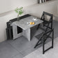 Mid-Century Modern Dining Room Table Pedestal Dining Table for Home Kitchen Dinner Clearhalo ' dining_table' 'Dining Tables & Seating' 'Dining Tables' 'furn' 'furn_dining_table' 'Furniture' 'furniture_dining_table' 'Kitchen & Dining Furniture' 'kitchen&dining_furn' 'kitchen' 'kitchen_dining_table' 4068309