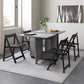 Mid-Century Modern Dining Room Table Pedestal Dining Table for Home Kitchen Dinner Clearhalo ' dining_table' 'Dining Tables & Seating' 'Dining Tables' 'furn' 'furn_dining_table' 'Furniture' 'furniture_dining_table' 'Kitchen & Dining Furniture' 'kitchen&dining_furn' 'kitchen' 'kitchen_dining_table' 4068311