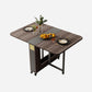 Mid-Century Modern Dining Room Table Pedestal Dining Table for Home Kitchen Dinner Brown 47.2"L x 31.5"W x 29.5"H Without Chairs Clearhalo ' dining_table' 'Dining Tables & Seating' 'Dining Tables' 'furn' 'furn_dining_table' 'Furniture' 'furniture_dining_table' 'Kitchen & Dining Furniture' 'kitchen&dining_furn' 'kitchen' 'kitchen_dining_table' 4068312
