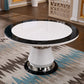 Victorian Style Round Dining Table Metal Pedestal Base Table for Dining Room Clearhalo ' dining_table' 'Dining Tables & Seating' 'Dining Tables' 'furn' 'furn_dining_table' 'Furniture' 'furniture_dining_table' 'Kitchen & Dining Furniture' 'kitchen&dining_furn' 'kitchen' 'kitchen_dining_table' 4068343