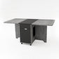 Foldable Artificial Wood Table Modern Rectangle Table with Storage (only table) Grey 62.2"L x 31.5"W x 28.7"H Without Chairs Clearhalo ' dining_table' 'Dining Tables & Seating' 'Dining Tables' 'furn' 'furn_dining_table' 'Furniture' 'furniture_dining_table' 'Kitchen & Dining Furniture' 'kitchen&dining_furn' 'kitchen' 'kitchen_dining_table' 4068357
