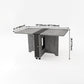 Foldable Artificial Wood Table Modern Rectangle Table with Storage (only table) Clearhalo ' dining_table' 'Dining Tables & Seating' 'Dining Tables' 'furn' 'furn_dining_table' 'Furniture' 'furniture_dining_table' 'Kitchen & Dining Furniture' 'kitchen&dining_furn' 'kitchen' 'kitchen_dining_table' 4068371