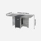 Foldable Artificial Wood Table Modern Rectangle Table with Storage (only table) Clearhalo ' dining_table' 'Dining Tables & Seating' 'Dining Tables' 'furn' 'furn_dining_table' 'Furniture' 'furniture_dining_table' 'Kitchen & Dining Furniture' 'kitchen&dining_furn' 'kitchen' 'kitchen_dining_table' 4068373