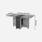 Foldable Artificial Wood Table Modern Rectangle Table with Storage (only table) Clearhalo ' dining_table' 'Dining Tables & Seating' 'Dining Tables' 'furn' 'furn_dining_table' 'Furniture' 'furniture_dining_table' 'Kitchen & Dining Furniture' 'kitchen&dining_furn' 'kitchen' 'kitchen_dining_table' 4068374