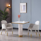 Metal Traditional Luxury Dining Table Sintered Stone Dining Table with Pedestal Clearhalo ' dining_table' 'Dining Tables & Seating' 'Dining Tables' 'furn' 'furn_dining_table' 'Furniture' 'furniture_dining_table' 'Kitchen & Dining Furniture' 'kitchen&dining_furn' 'kitchen' 'kitchen_dining_table' 4068384