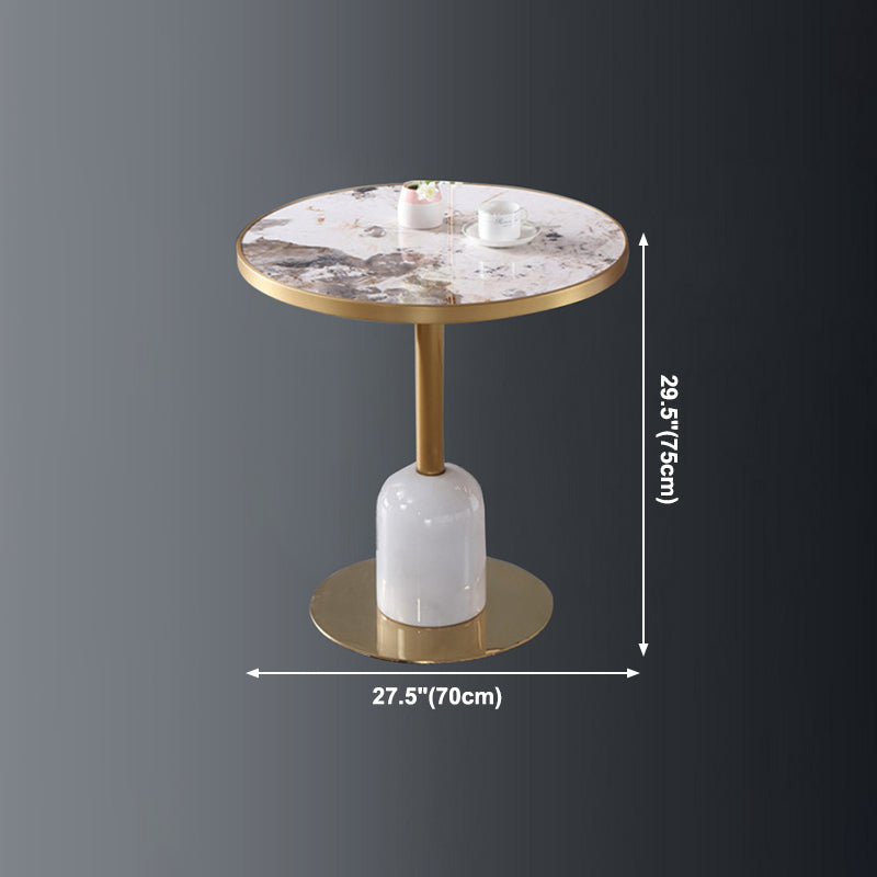 Metal Traditional Luxury Dining Table Sintered Stone Dining Table with Pedestal Clearhalo ' dining_table' 'Dining Tables & Seating' 'Dining Tables' 'furn' 'furn_dining_table' 'Furniture' 'furniture_dining_table' 'Kitchen & Dining Furniture' 'kitchen&dining_furn' 'kitchen' 'kitchen_dining_table' 4068410