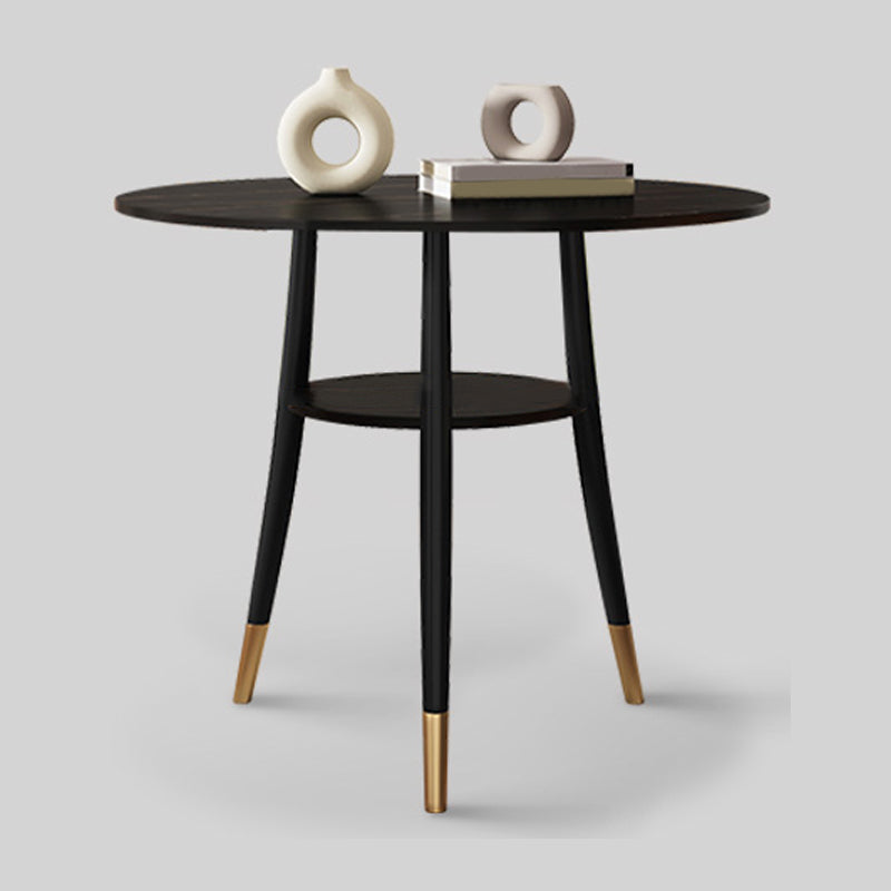 Traditional Luxury Style Dining Table Round Sintered Stone Table for Dining Room Legs Black Clearhalo ' dining_table' 'Dining Tables & Seating' 'Dining Tables' 'furn' 'furn_dining_table' 'Furniture' 'furniture_dining_table' 'Kitchen & Dining Furniture' 'kitchen&dining_furn' 'kitchen' 'kitchen_dining_table' 4068414