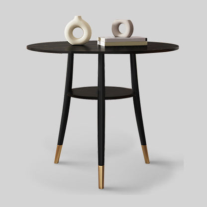 Traditional Luxury Style Dining Table Round Sintered Stone Table for Dining Room Legs Black Clearhalo ' dining_table' 'Dining Tables & Seating' 'Dining Tables' 'furn' 'furn_dining_table' 'Furniture' 'furniture_dining_table' 'Kitchen & Dining Furniture' 'kitchen&dining_furn' 'kitchen' 'kitchen_dining_table' 4068414