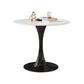 Traditional Luxury Style Dining Table Round Sintered Stone Table for Dining Room Tulip White Clearhalo ' dining_table' 'Dining Tables & Seating' 'Dining Tables' 'furn' 'furn_dining_table' 'Furniture' 'furniture_dining_table' 'Kitchen & Dining Furniture' 'kitchen&dining_furn' 'kitchen' 'kitchen_dining_table' 4068418