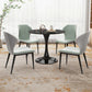 Traditional Luxury Style Dining Table Round Sintered Stone Table for Dining Room Clearhalo ' dining_table' 'Dining Tables & Seating' 'Dining Tables' 'furn' 'furn_dining_table' 'Furniture' 'furniture_dining_table' 'Kitchen & Dining Furniture' 'kitchen&dining_furn' 'kitchen' 'kitchen_dining_table' 4068423