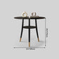 Traditional Luxury Style Dining Table Round Sintered Stone Table for Dining Room Clearhalo ' dining_table' 'Dining Tables & Seating' 'Dining Tables' 'furn' 'furn_dining_table' 'Furniture' 'furniture_dining_table' 'Kitchen & Dining Furniture' 'kitchen&dining_furn' 'kitchen' 'kitchen_dining_table' 4068425